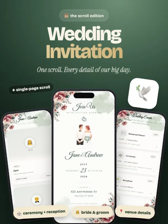 Christian Wedding — Scroll Edition