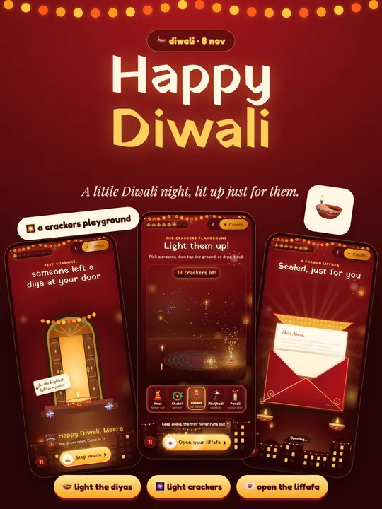 Happy Diwali — A Diya at Your Door