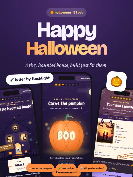 Happy Halloween — The Little Haunted House