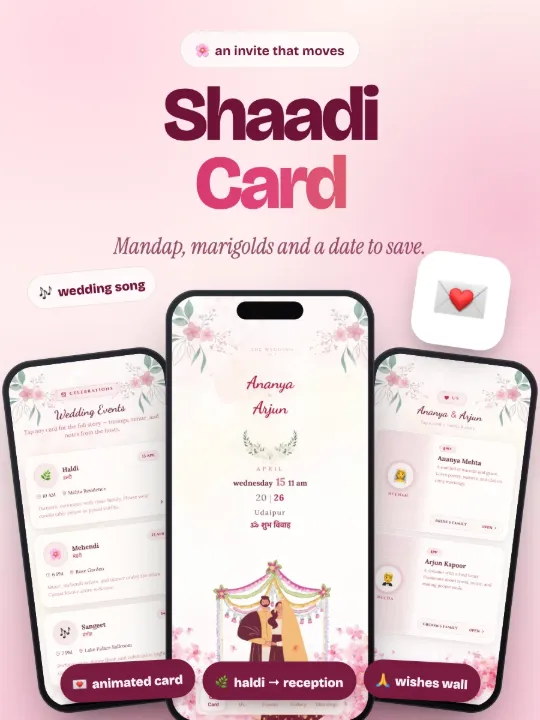 Animated Shaadi Card