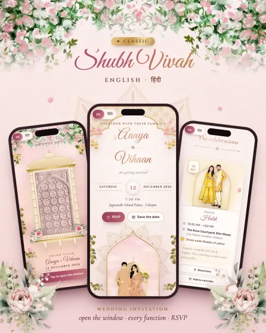 Wedding Invitation — Elegant Invite with RSVP